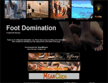 Tablet Screenshot of footdomination.org